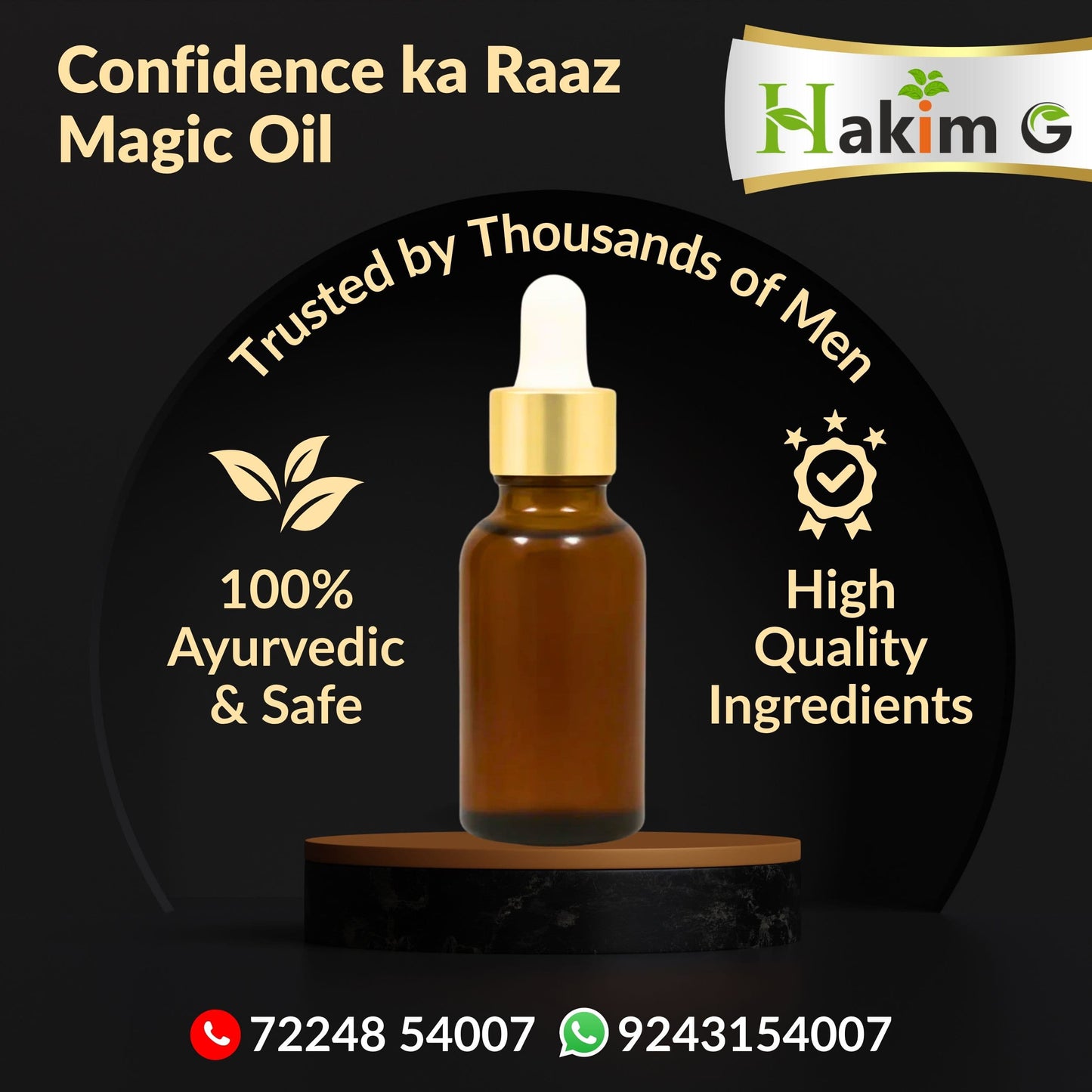 Magic Oil - Ayurvedic Massage Oil For Men's